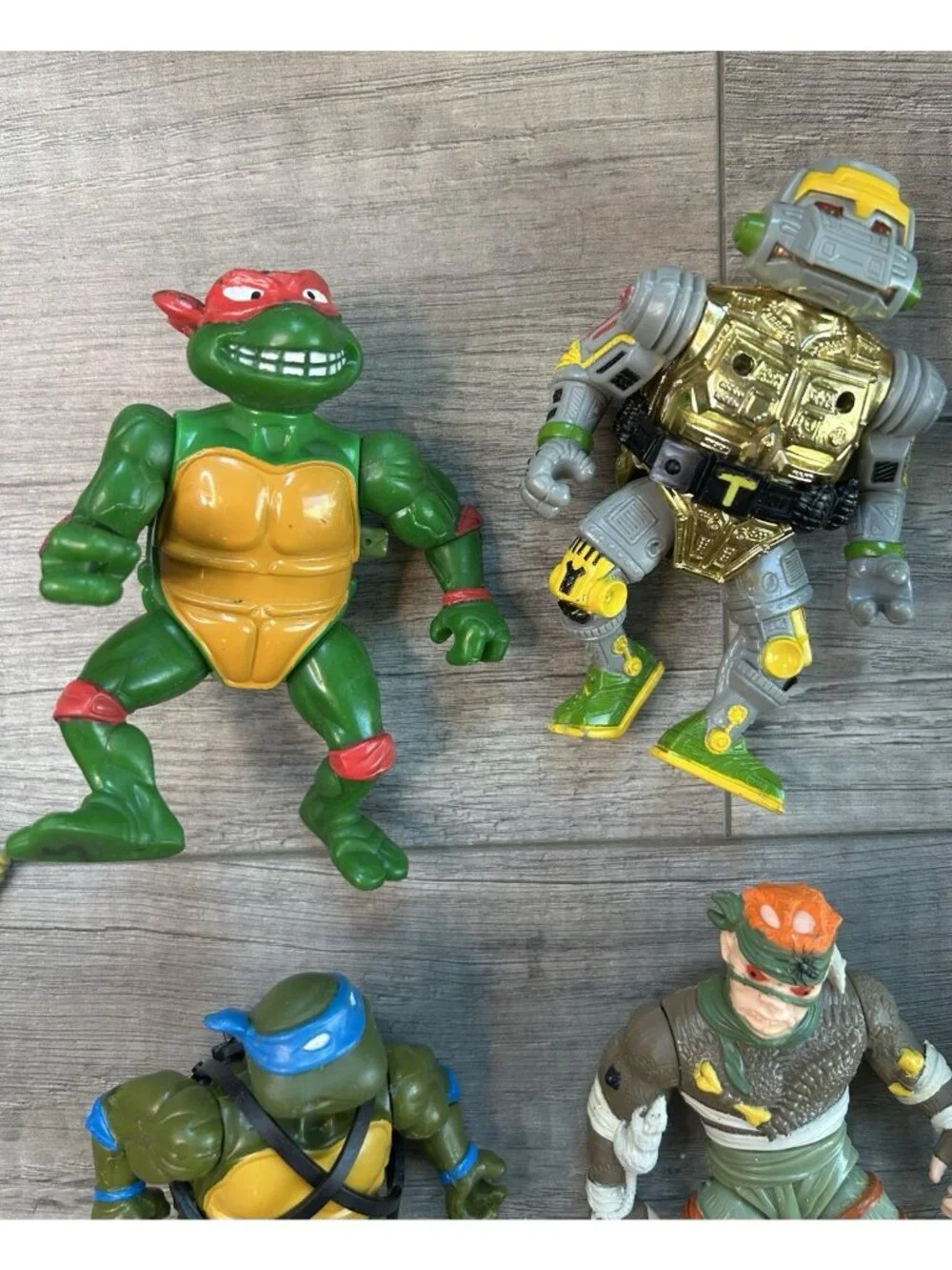 TMNT Teenage Mutant Ninja Turtles Figure Lot w/ Collectors Case Vintage 1988 - Picture 5 of 16